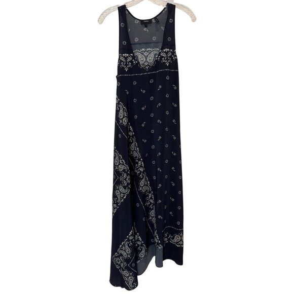 Theory Apalania Bandana Tank Dress Size 4 - Picture 4 of 10